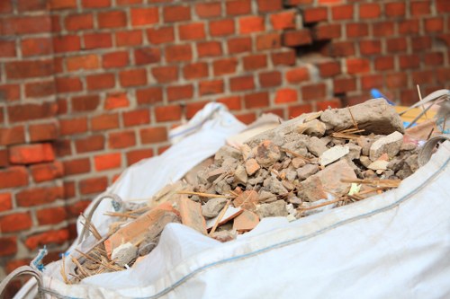 Loft clearance service in a London home with careful item removal