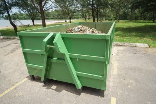 Local waste removal team handling bulky items in London