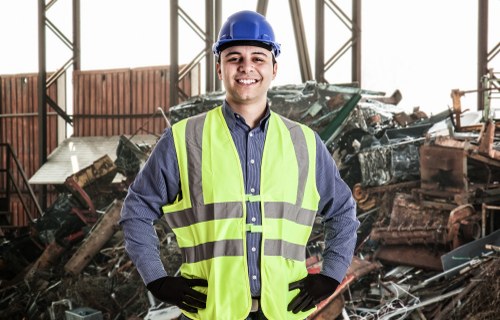 Professional office clearance work in a central London office with careful access planning